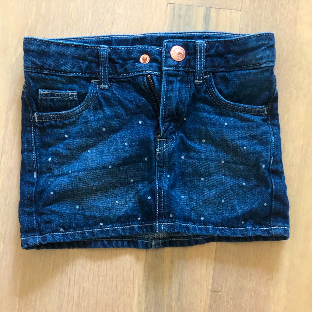 Girls Denim Skirt 3a